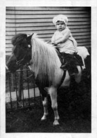 My Mother at about 18 Months Old.