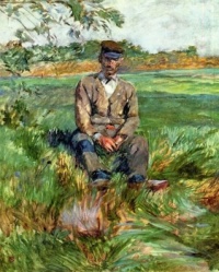 Henri de Toulouse-Lautrec (French, 1864–1901), A Labourer at Celeyran (1882)