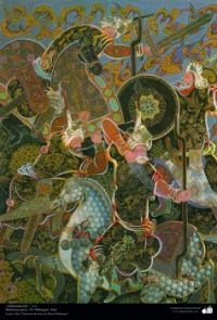 Intimidation - Persian Miniature