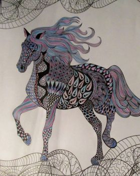 Horse - Coloring book
