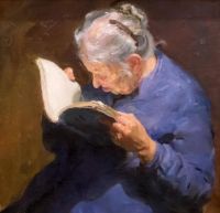 Reading, 1959 by Boris Ivanovich Kopylov