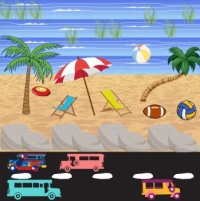 Animated Coastal Beach