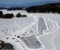 Only ice runway in the Lower 48 states approved by the FAA