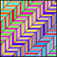 Striped Diagonals (L)