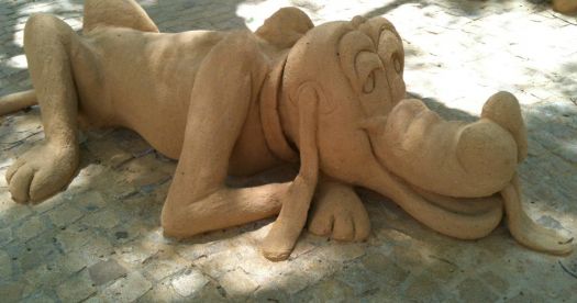 Sand Sculpture "Pluto"