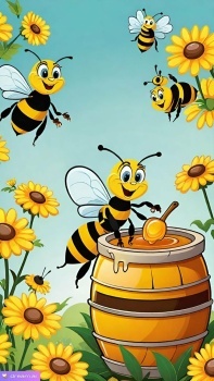 Honeybees.