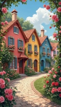 Colorful Little Town....