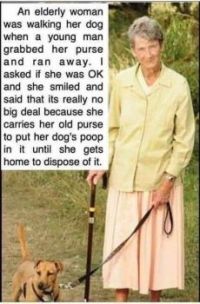 You've Gotta Love This Woman...