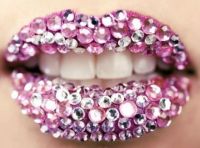 Pink Diamonique Lips