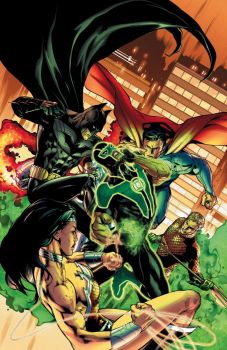 Green Lantern VS The Justice League
