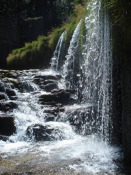 Waterfall on the Vis