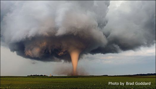 Brad Goddard's photo of a tornado