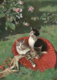 Elisabeth Sinding: En hvil under rosene (1892)