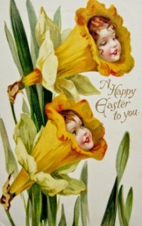 vintage  Easter card