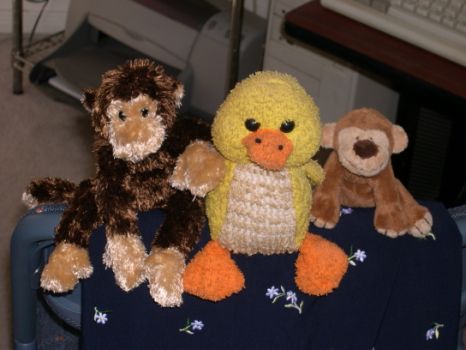 Solve 0005 Cheeky Monkey, Quack and Nev (smaller version) jigsaw puzzle ...