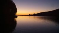 Sun set on Lake Cuyamaca