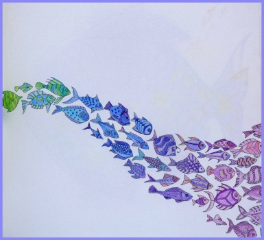 Solve Self-colored drawings. Zelf ingekleurde tekeningen. jigsaw puzzle ...