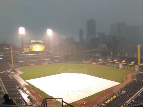 Rain Delay PNC Park Pittsburgh