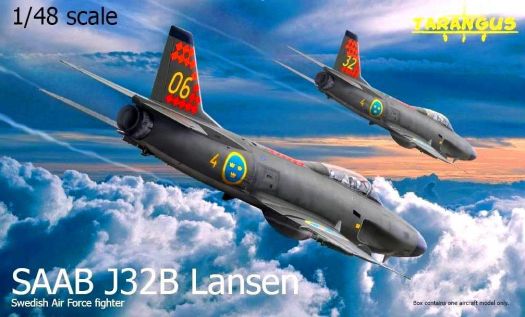 Tarangus Saab J32B Lansen Swedish Air Force 1/48