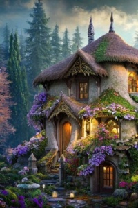 Elven Architecture of small cottage home