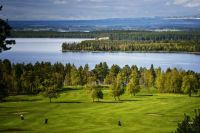 Lake island in northern Sweden