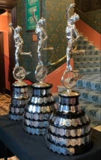 TT Trophies on display at Villa Gaiety