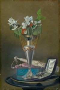 Still Life with Fan and Pendant 