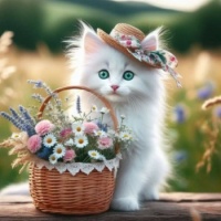 Wearing Her Hat