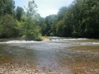 The Etowah River from our lunch stop.
