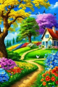 Colorful Cottage.