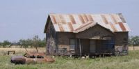 Old house and car