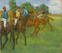 Before the Race c. 1887-89 by Edgar Degas