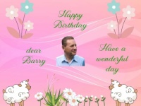 Happy Birthday dear Barry (Penset's hubby)