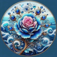 AI Fantasy Flower Design