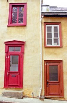Doors and windows in Quebec City, by David Ohmer