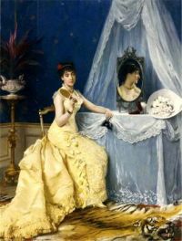 Lady in yellow
