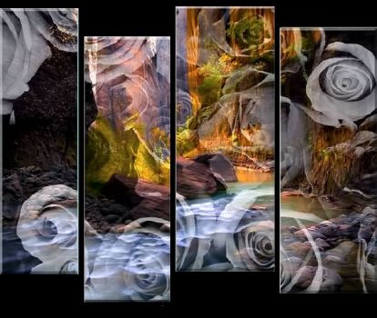 Solve Tableau imagé jigsaw puzzle online with 80 pieces