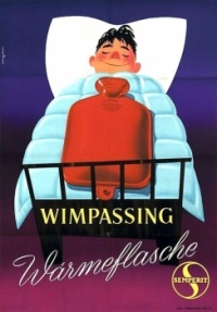 Themes Vintage ads - Wimpassing hot water bottle