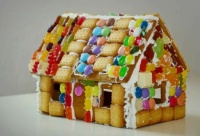 Christmas candy house