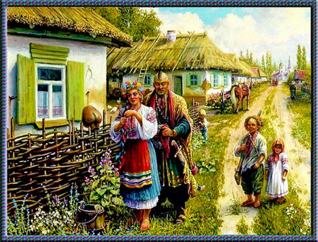 Стоковые фотографии Украинское Село премиум-класса