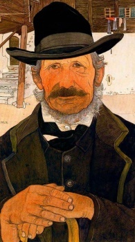 Ernest Biéler (Swiss, 1863–1948), Vieux de Savièse