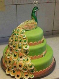 Awesome 'Peacock' cake