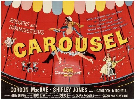 CAROUSEL - POSTER, 1956 - GORDON MACRAE & SHIRLEY JONES