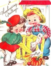 Themes Vintage illustrations/pictures - Thanksgiving Greetings