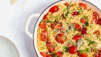 Fresh Tomato Pasta with Basil