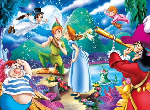 Solve Peter Pan jigsaw puzzle online with 192 pieces