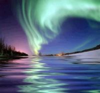 Aurora at Bear Lake, Alaska