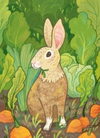 Rabbit in a Garden