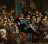 Banquet at the Crossbowmen’s Guild in Celebration of the Treaty of Münster, Bartholomeus van der Helst, 1648