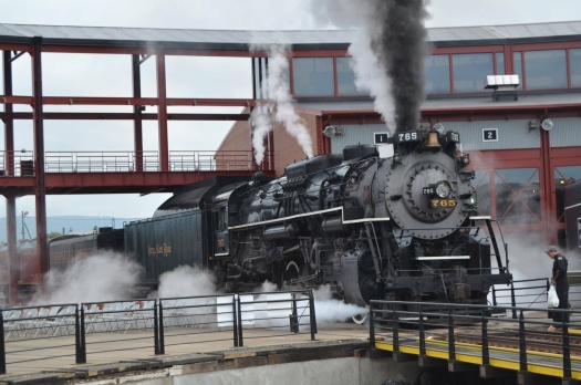 Solve Nickel Plate Road 765 visiting Steamtown—2016 jigsaw puzzle ...